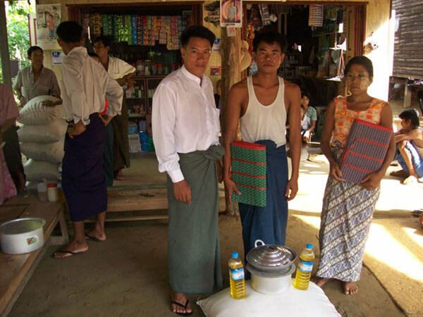 On May 2nd 2008 the cyclone Nargis struck the west coast of Myanmar. We were able to provide hundreds of displaced adults and children with shelter and the basics necessities for survival