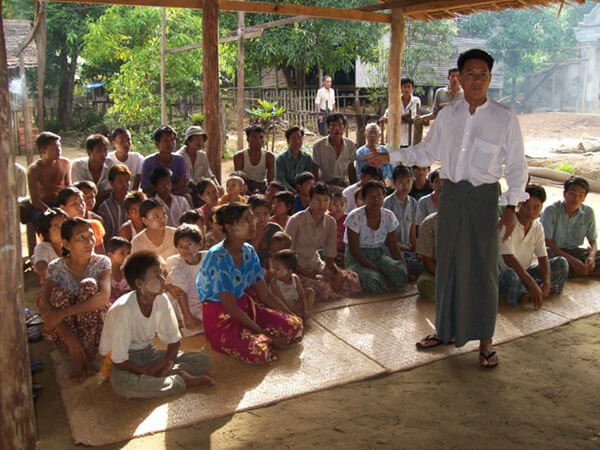 On May 2nd 2008 the cyclone Nargis struck the west coast of Myanmar. We were able to provide hundreds of displaced adults and children with shelter and the basics necessities for survival