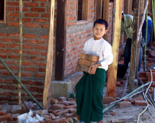 Build schools in Burma Myanmar - Building Middle school in Own Don - Mandalay Division - 100schools, UK registered charity