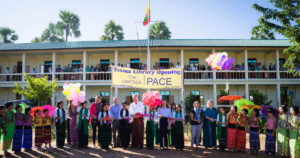 Building 100 schools in Burma - PACE Tetma library