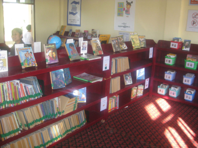 Building 100 schools in Burma - PACE Tetma library