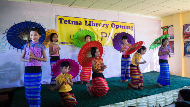 Building 100 schools in Burma - PACE Tetma library
