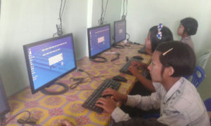 Building 100 schools in Burma - Computer lab