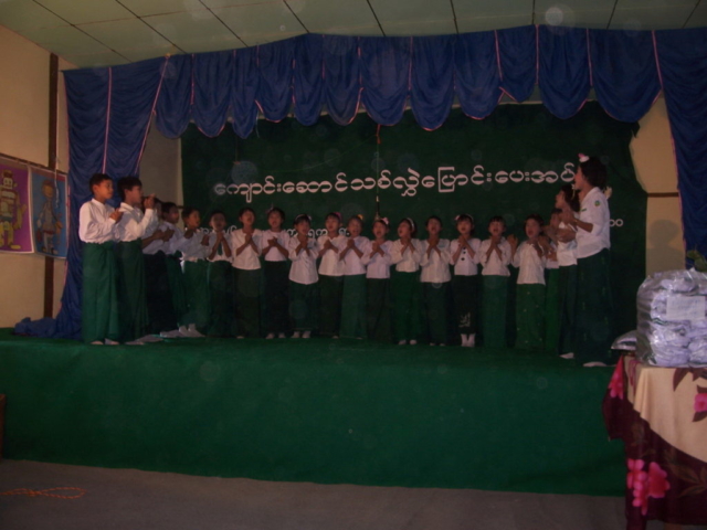 Build schools in Burma Myanmar - Building Middle school in Kwaye Ye Kone - Mandalay Division - 100schools, UK registered charity