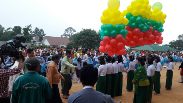 News 100schools - Building Schools in Burma Myanmar - New Openings - Yge Gwne - Middle school