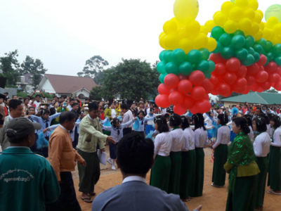 News 100schools - Building Schools in Burma Myanmar - New Openings - Yge Gwne - Middle school