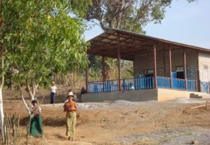 Build schools in Burma Myanmar - Building Kindergarden in Ye Twin Gyi- Shan State - 100schools, UK registered charity