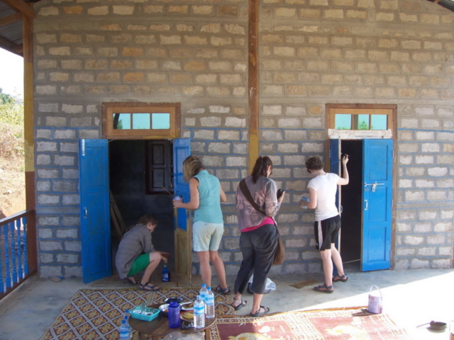 Build schools in Burma Myanmar - Building Kindergarden in Ye Twin Gyi- Shan State - 100schools, UK registered charity