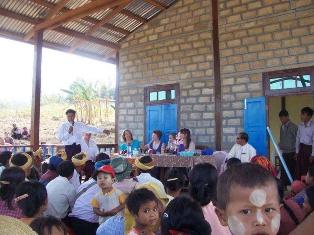 Build schools in Burma Myanmar - Building Kindergarden in Ye Twin Gyi- Shan State - 100schools, UK registered charity