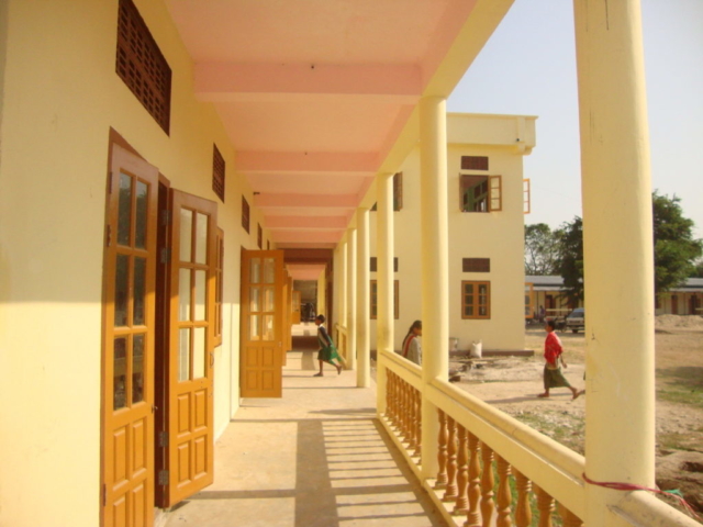 Build schools in Burma Myanmar - Building High school in Tee-Daw - Sagaing Division - 100schools, UK registered charity