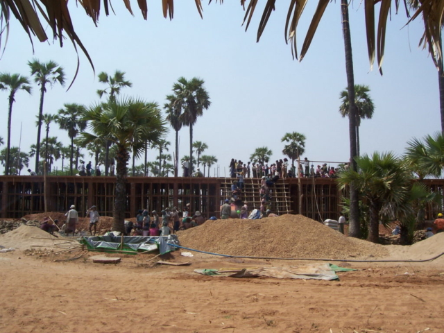Build schools in Burma Myanmar - Building High school in Tetma - Mandalay Division - 100schools, UK registered charity