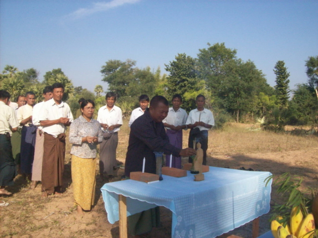 Build schools in Burma Myanmar - Building High school in Tetma - Mandalay Division - 100schools, UK registered charity
