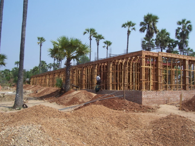 Build schools in Burma Myanmar - Building High school in Tetma - Mandalay Division - 100schools, UK registered charity