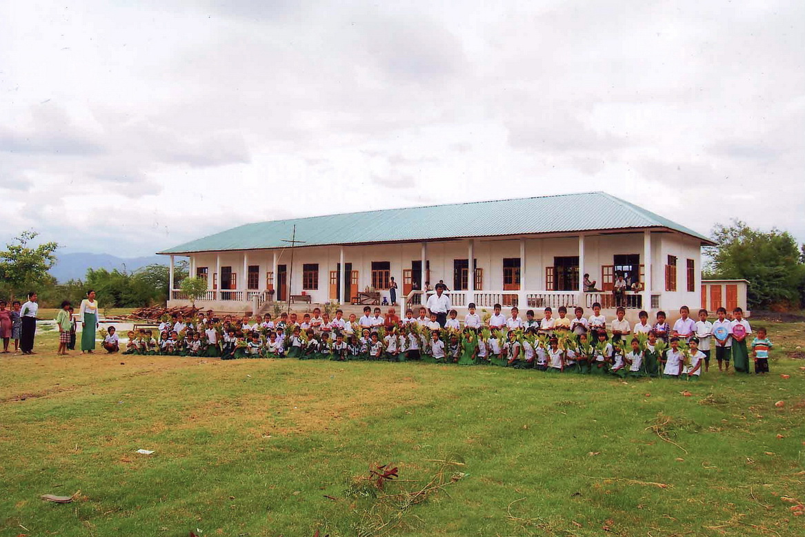 Build schools in Burma Myanmar - Building Primary school in Gandamar - Mandalay Division - 100schools, UK registered charity