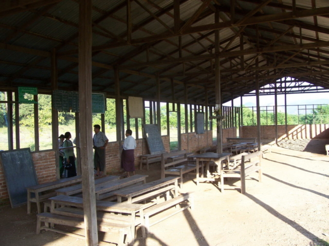 Build schools in Burma Myanmar - Building Primary school in Gandamar - Mandalay Division - 100schools, UK registered charity