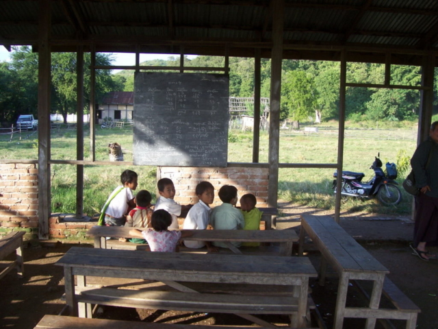 Build schools in Burma Myanmar - Building Primary school in Gandamar - Mandalay Division - 100schools, UK registered charity