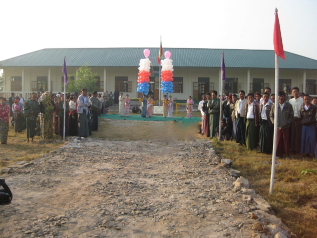 Build schools in Burma Myanmar - Building Primary school in Gandamar - Mandalay Division - 100schools, UK registered charity