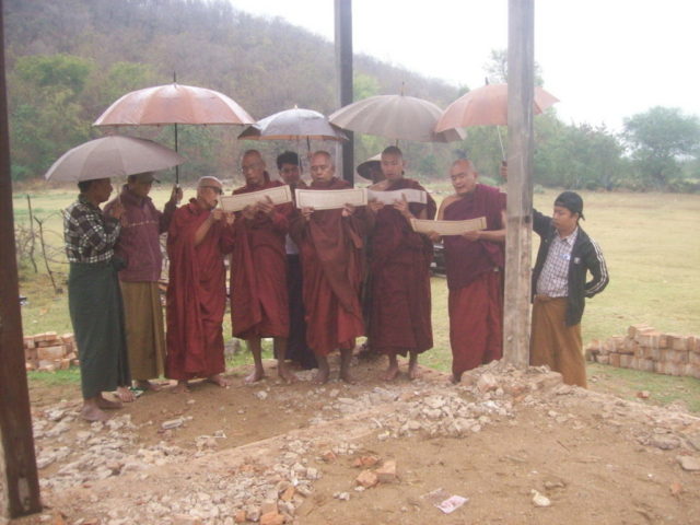 Build schools in Burma Myanmar - Building Primary school in Gandamar - Mandalay Division - 100schools, UK registered charity