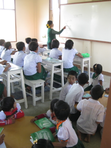 Build schools in Burma Myanmar - Building Primary school in Kan Kwaye - Mandalay Division - 100schools, UK registered charity