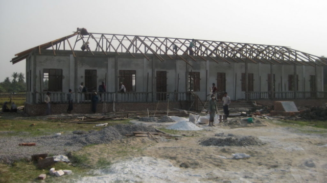 Build schools in Burma Myanmar - Building Primary school in Kan Kwaye - Mandalay Division - 100schools, UK registered charity