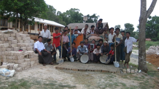 Build schools in Burma Myanmar - Building Jr High School in Yei Gnwe - Mandalay Division - 100schools, UK registered charity
