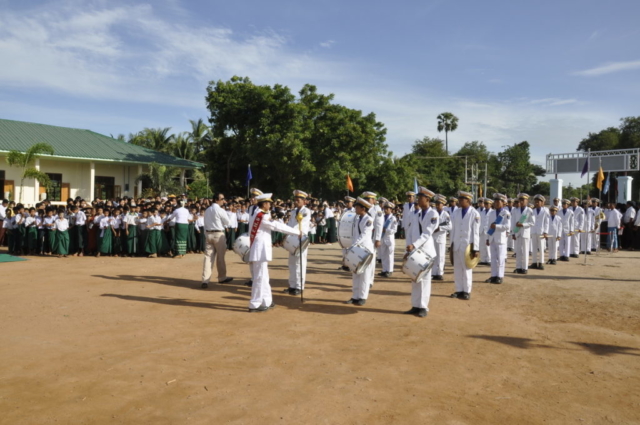 Build schools in Burma Myanmar - Building Middle school in Daw Hat Taw - Mandalay Division - 100schools, UK registered charity