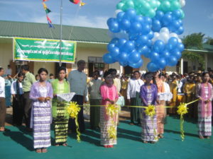 Build schools in Burma Myanmar - Building Middle school in Daw Hat Taw - Mandalay Division - 100schools, UK registered charity