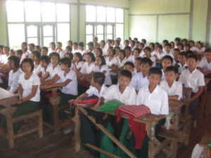 Build schools in Burma Myanmar - Building High school in Taw Naung Daing - Mandalay Division - 100schools, UK registered charity