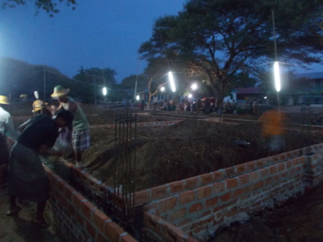 Build schools in Burma Myanmar - Building Middle school in Taw Naung Daing - Mandalay Division - 100schools, UK registered charity