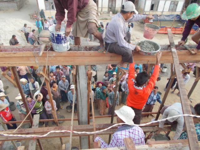 Build schools in Burma Myanmar - Building Primary school in Sub Pyar Kyin - Mandalay Division - 100schools, UK registered charity