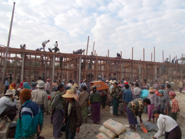Build schools in Burma Myanmar - Building Primary school in Sub Pyar Kyin - Mandalay Division - 100schools, UK registered charity
