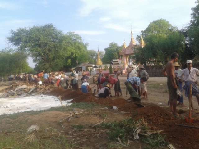Build schools in Burma Myanmar - Building Primary school in Thi'Yone - Mandalay Division - 100schools, UK registered charity