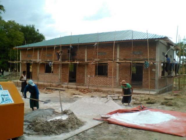 Build schools in Burma Myanmar - Building Primary school in Chin Myin Kyin - Mandalay Division - 100schools, UK registered charity