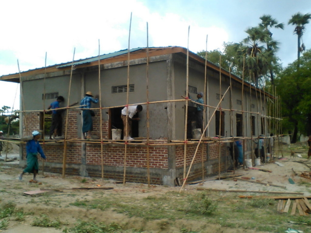 Build schools in Burma Myanmar - Building Primary school in Chin Myin Kyin - Mandalay Division - 100schools, UK registered charity
