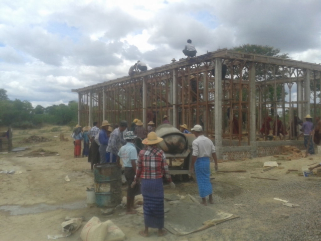 Build schools in Burma Myanmar - Building Primary school in Sataung - Mandalay Division - 100schools, UK registered charity