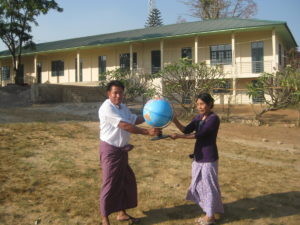 Build schools in Burma Myanmar - Building Jr High School in Pyawedaung - Mandalay Division - 100schools, UK registered charity