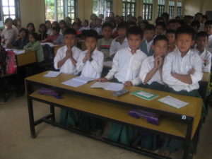 Build schools in Burma Myanmar - Building Jr High School in Pyawedaung - Mandalay Division - 100schools, UK registered charity