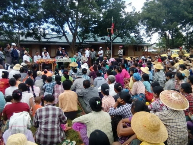 Build schools in Burma Myanmar - Building Jr High School in Pyawedaung - Mandalay Division - 100schools, UK registered charity