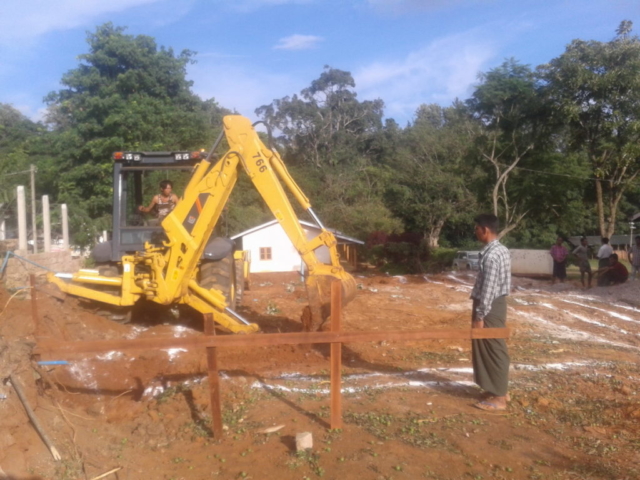 Build schools in Burma Myanmar - Building Jr High School in Pyawedaung - Mandalay Division - 100schools, UK registered charity