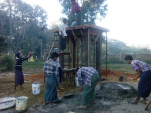 Build schools in Burma Myanmar - Building Jr High School in Pyawedaung - Mandalay Division - 100schools, UK registered charity