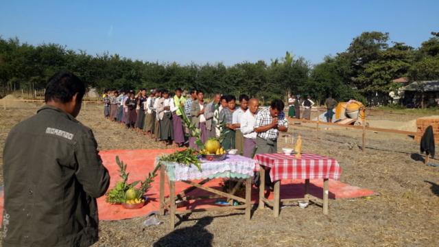 Build schools in Burma Myanmar - Building Primary school in Ah Shae Ngae Toe - Mandalay Division - 100schools, UK registered charity
