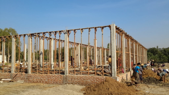 Build schools in Burma Myanmar - Building Primary school in Ah Shae Ngae Toe - Mandalay Division - 100schools, UK registered charity