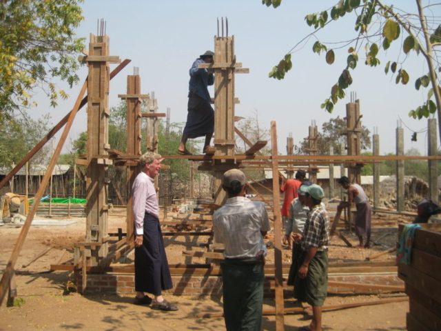 Build schools in Burma Myanmar - Building Primary school in Nwar Chan Gyi Kone - Mandalay Division - 100schools, UK registered charity