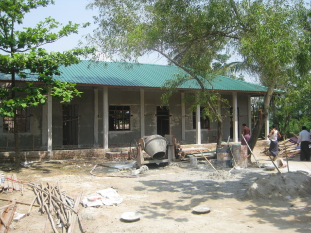 Build schools in Burma Myanmar - Building Primary school in Htan Sin Htaw - Mandalay Division - 100schools, UK registered charity