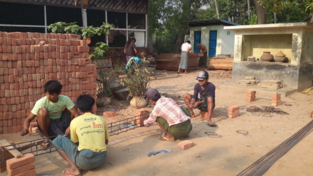 Build schools in Burma Myanmar - Building Primary school in Htan Sin Htaw - Mandalay Division - 100schools, UK registered charity