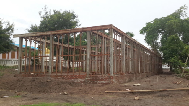 Build schools in Burma Myanmar - Building High school in Hti Hlaing - Sagaing Division - 100schools, UK registered charity
