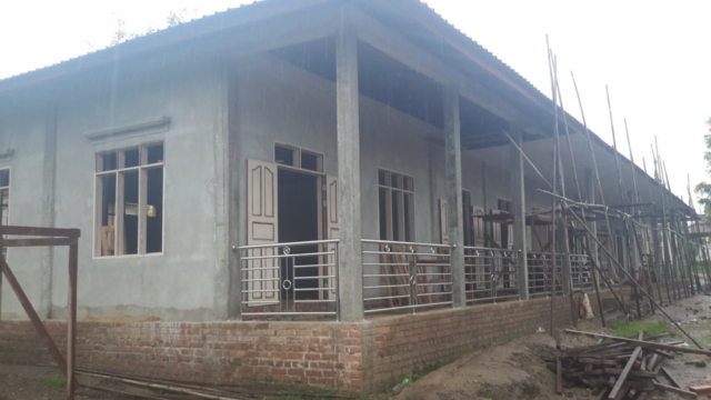 Build schools in Burma Myanmar - Building High school in Hti Hlaing - Sagaing Division - 100schools, UK registered charity
