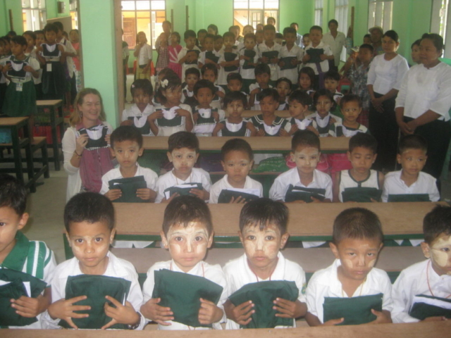 Build schools in Burma Myanmar - Building Primary school in Thanywa - Mandalay Division - 100schools, UK registered charity