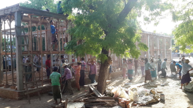 Build schools in Burma Myanmar - Building Primary school in Thanywa - Mandalay Division - 100schools, UK registered charity