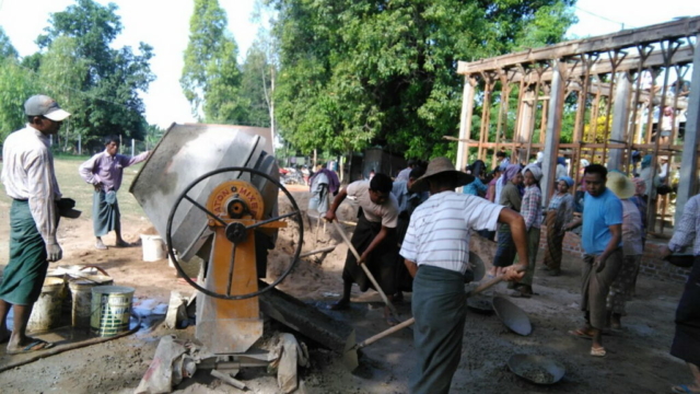 Build schools in Burma Myanmar - Building Primary school in Pe Khin - Mandalay Division - 100schools, UK registered charity
